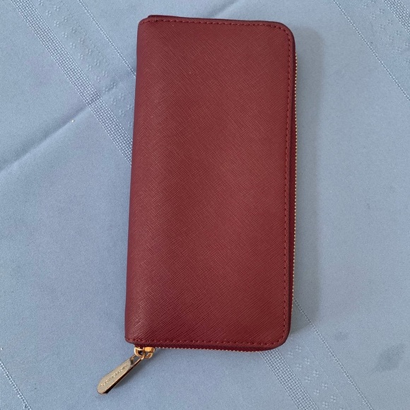 michael kors maroon wallet